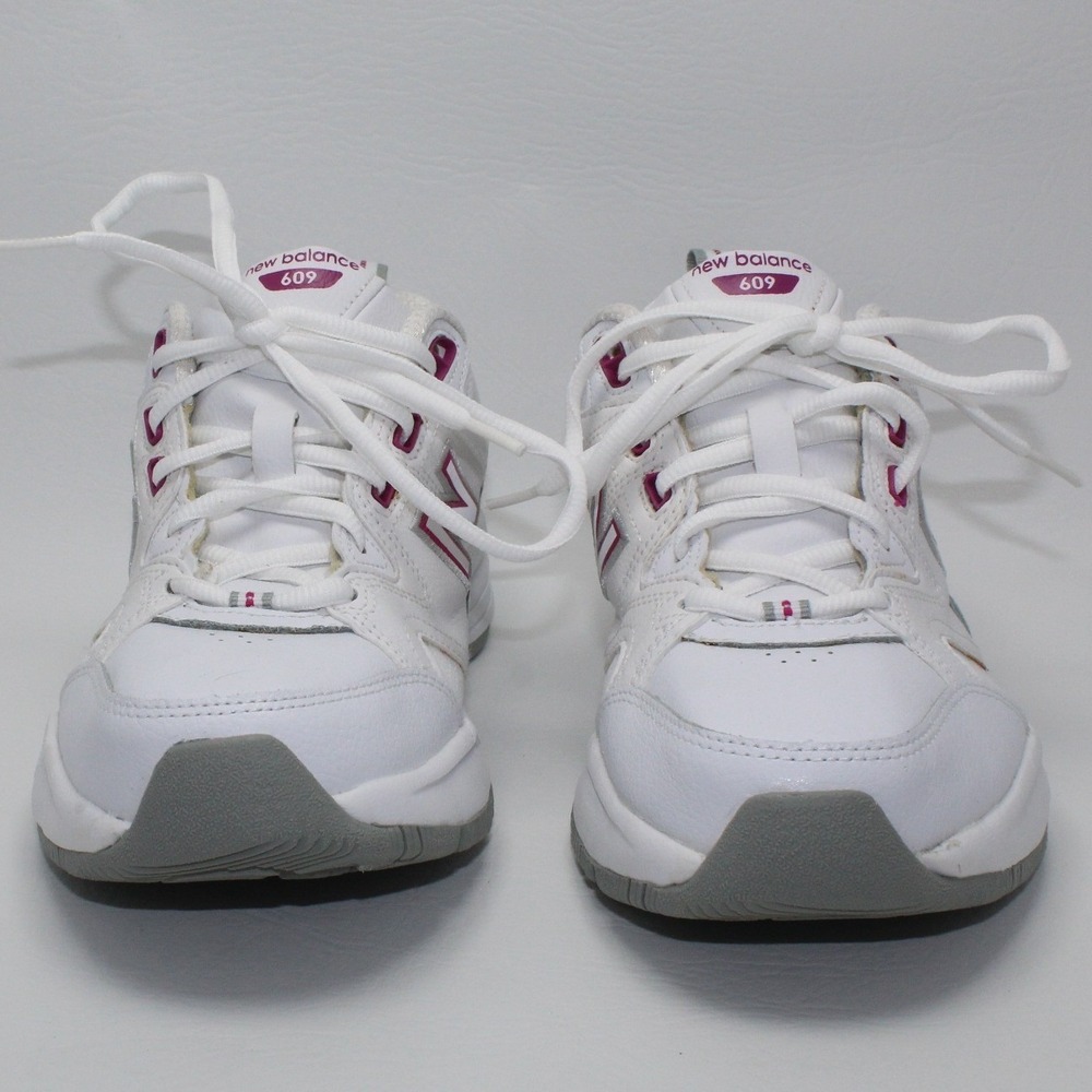 New Balance 609 Women's‎ Running Shoes White Purple Size 8 WX609CY2